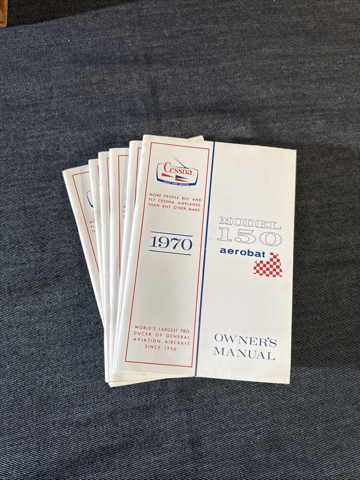 Cessna Owner's Manual 1970 Aerobat (A150K) NOS Estate Find CWO Flight Instructor