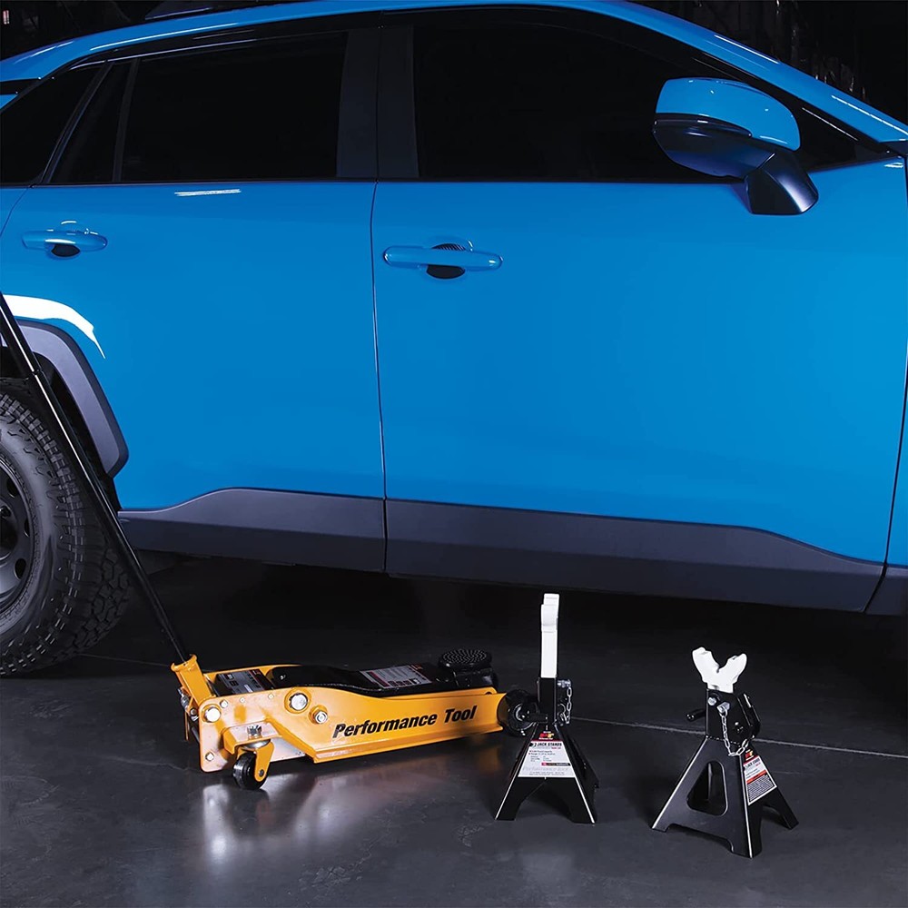 Performance ToolW41004 DOUBLE LOCKING AUTOMOTIVE JACK STANDS (PAIR) 3 TON/6000