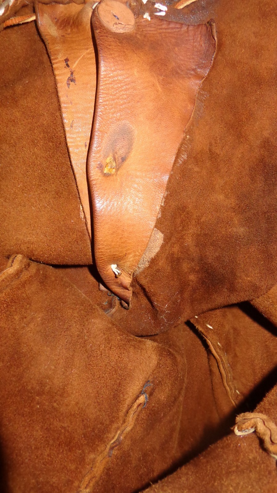 Vintage Handmade Buckskin Leather Suede Native American Pants Mens? or Womens?