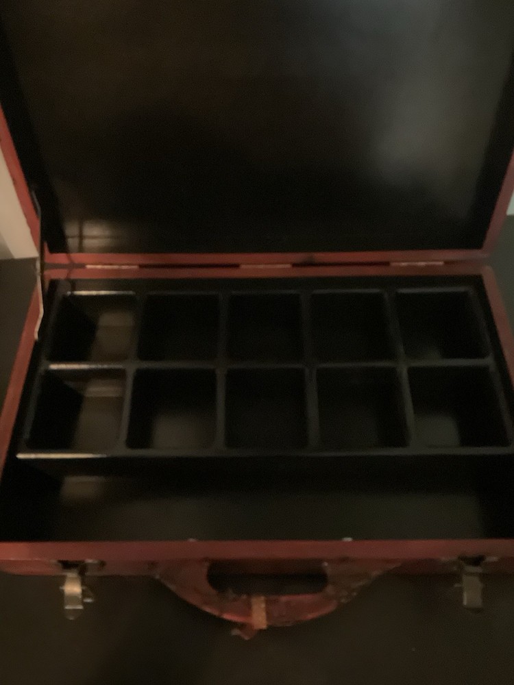 Large 11 Section MTG DeckBox Wooden Briefcase