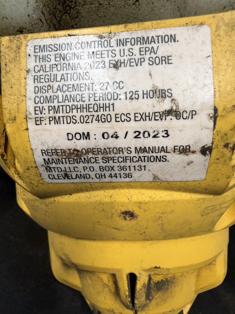 Dewalt 27cc 2 Cycle Gas Engine