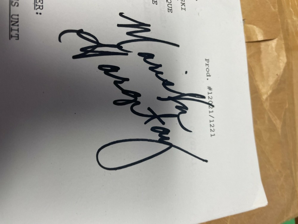 Original script from Law and Order TV shiow