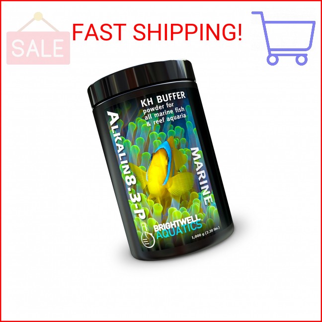 Brightwell Aquatics Alkalin8.3-P Powdered Alkalinity Buffer for Reef Aquariums –