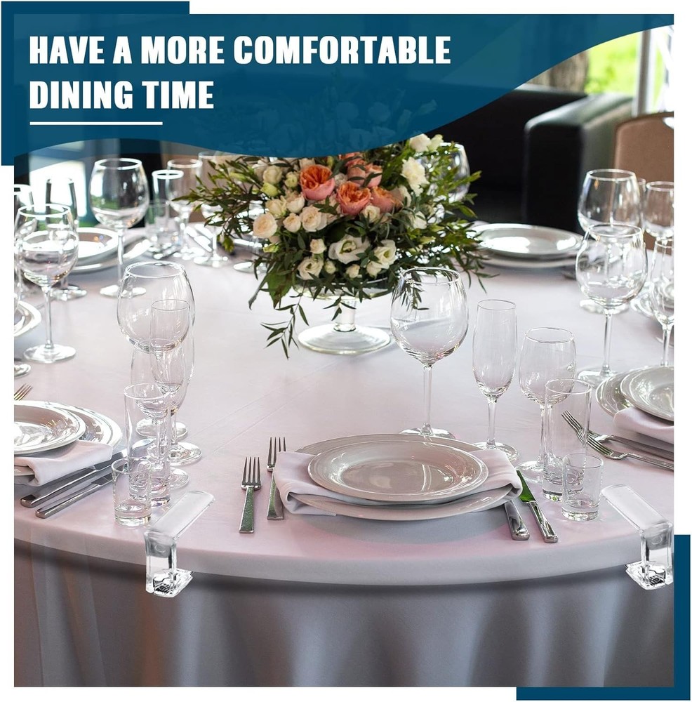 Clear Tablecloth Clips Plastic Table Cloth Clips Spring Loaded Table Cloth 36.