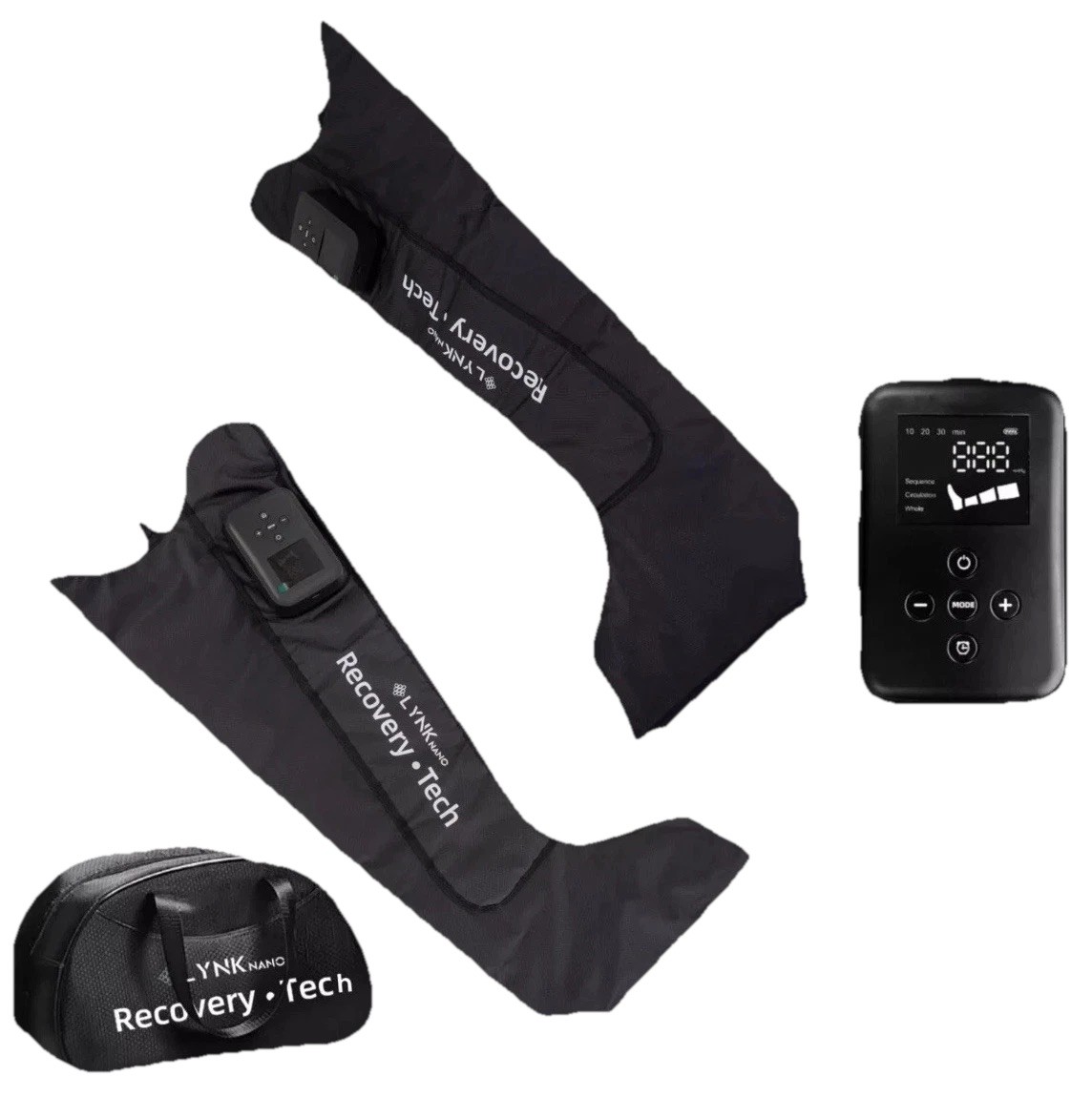 FULL Leg Massager 2 Portable Rechargeable Compression Circulation & Pain Relief