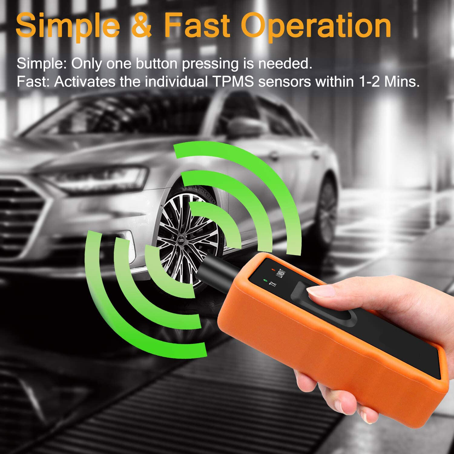 🔥EL50448 TPMS Relearn Reset Tool Auto Tire Pressure Monitor For GM Chevy Buick