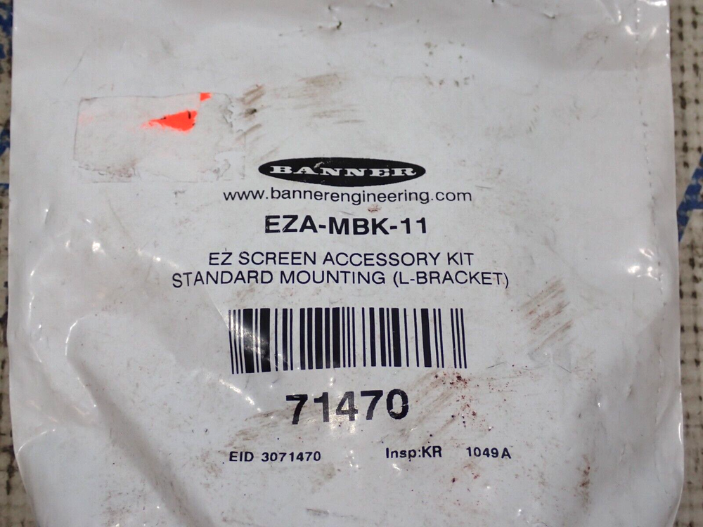 Banner EZA-MBK-11 EZ Screen Standard Mounting (L-Bracket)