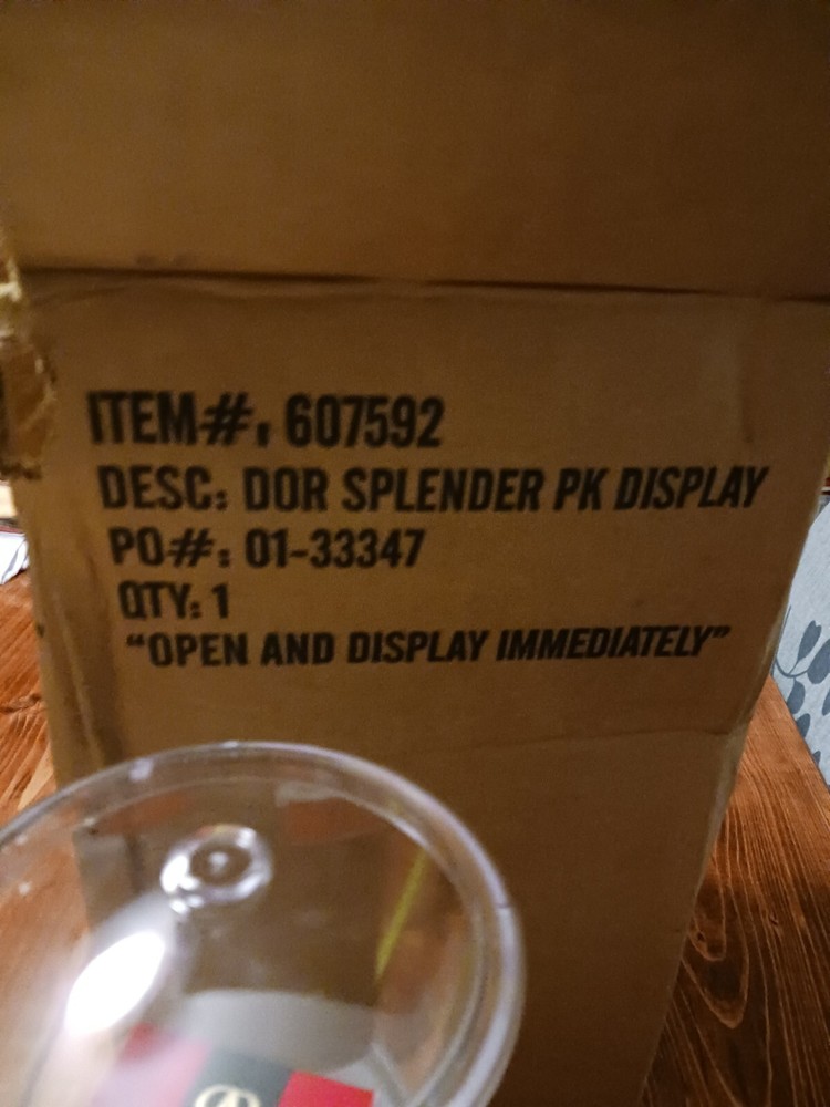 Doral Splender Pack Display Nos See Description