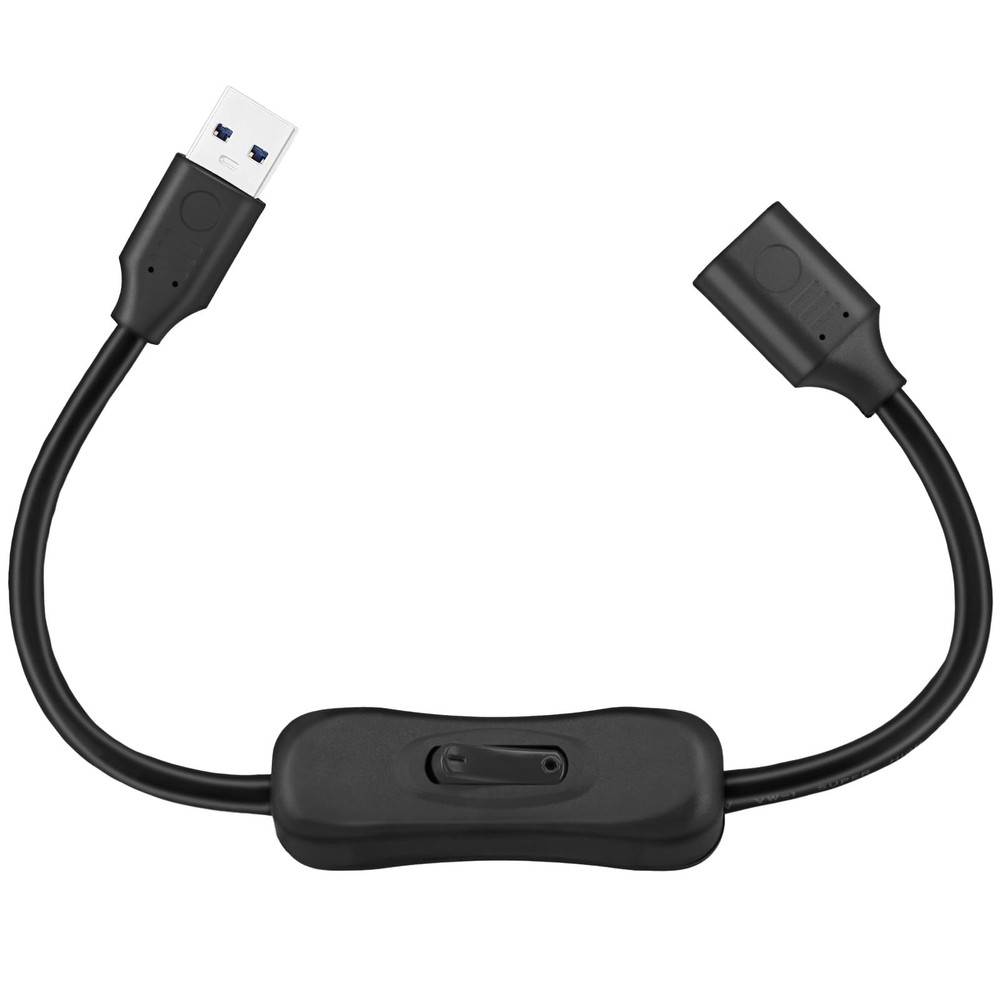 BENACES USB On/Off Switch Power Cable, 5Gbps 3.0 Extension 1FT...