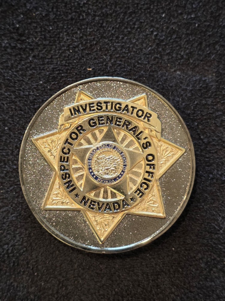 Inspector General Office Nevada Challenge Coin