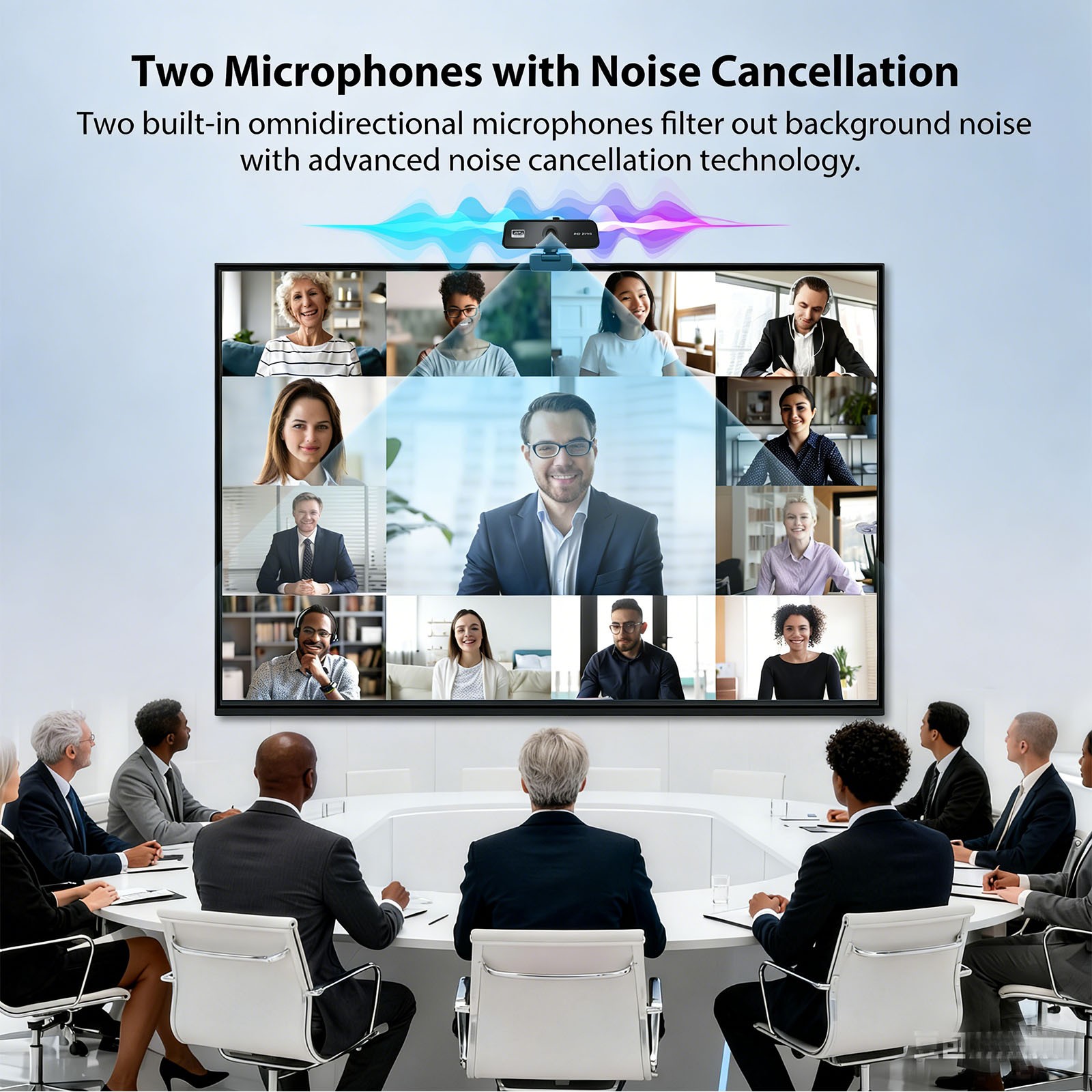 4K USB Webcam Built-in Microphone Autofocus Web Camera for PC Desktop Laptop