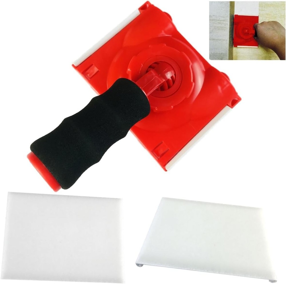 Pro-Grade Paint Edger with Rotatable Handle & Replacement Pads for Precision