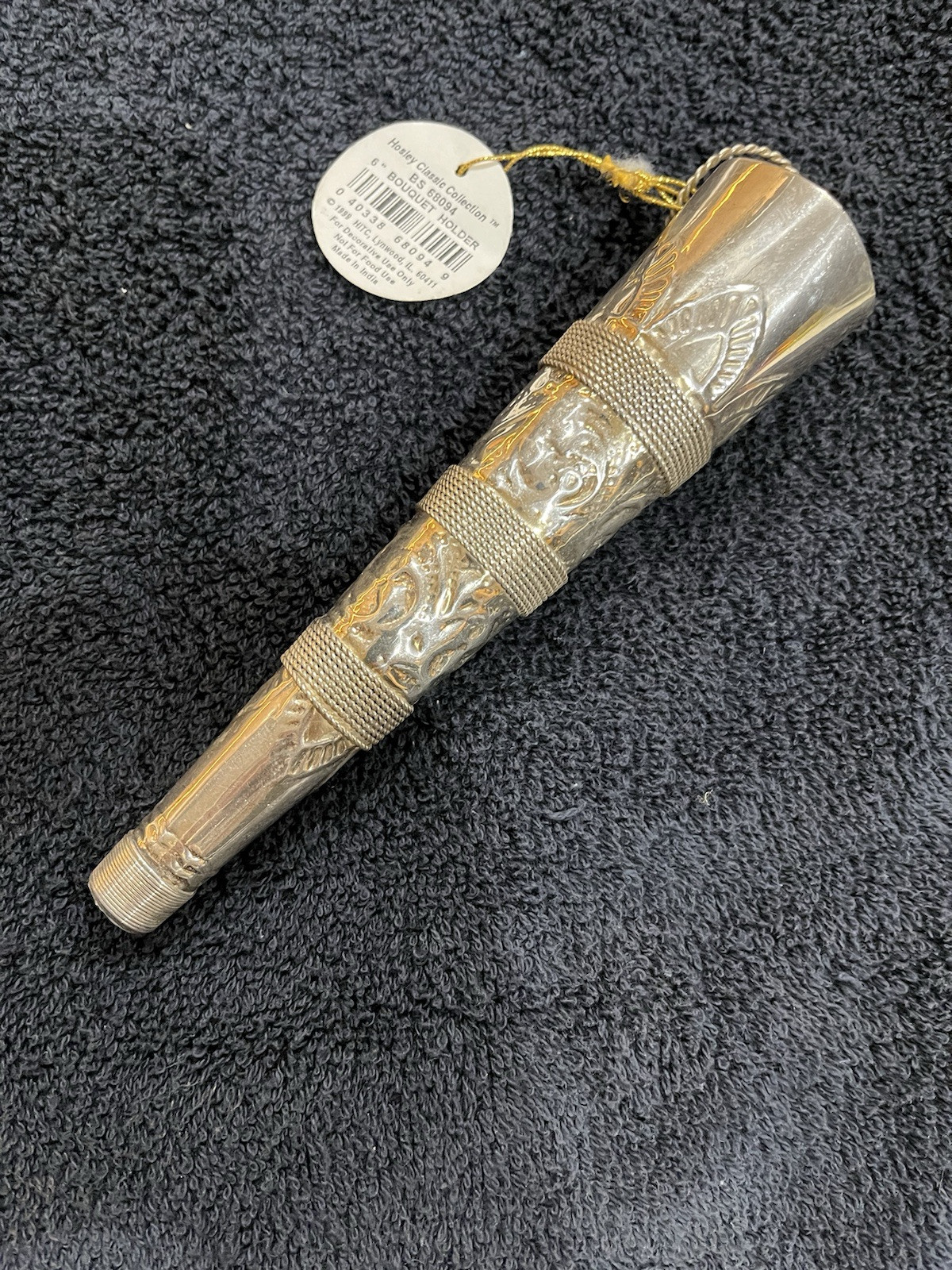 Vtg Hosley Tussie Mussie Bouquet Holder