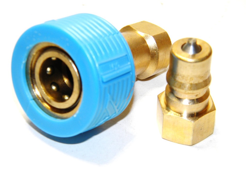 1/4" Brass Quick Disconnect W/Heat-Shield