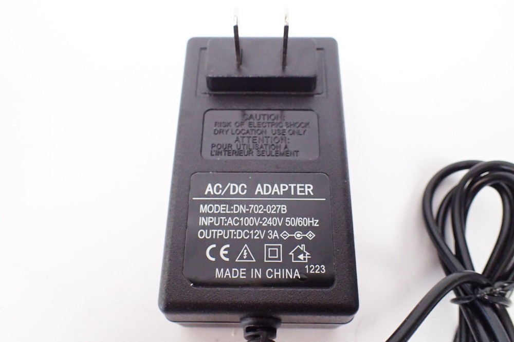 12V 3A Power Adapter For Universal HDD SSD Dock Docking Station Duplicator