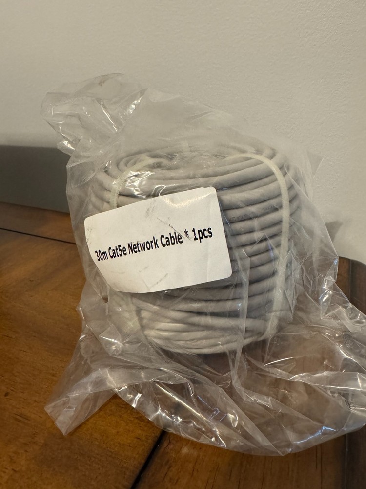 Lorex Cat5e 100FT/30m Network Ethernet Extension Cable for IP Security Camera