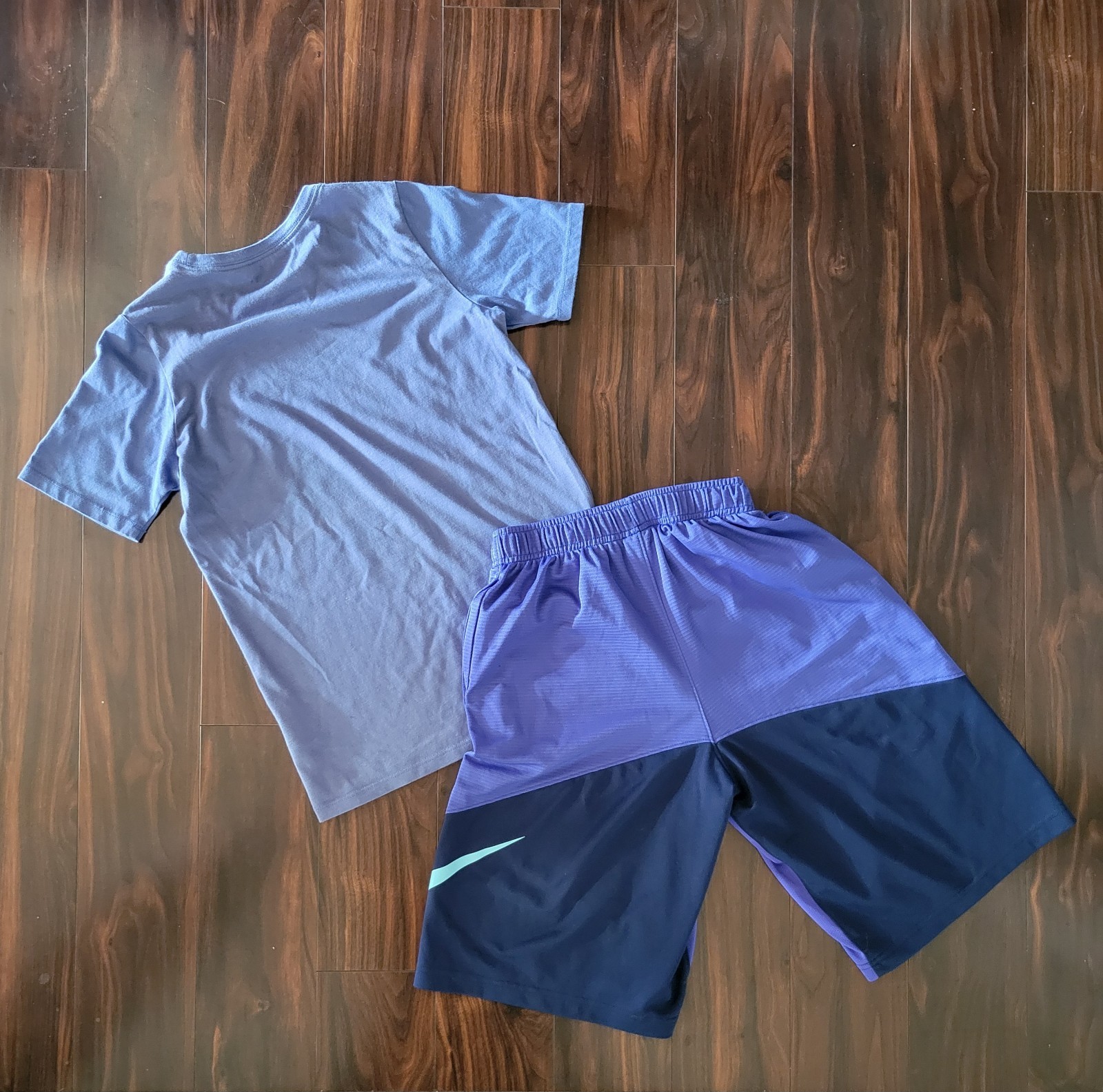 Nike Boys Youth Large Basketball Set Light Blue Pre-Owned