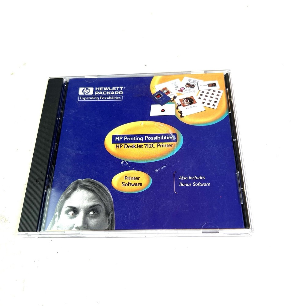 HP DeskJet 697C Printer Software CD- ROM (1998 Hewlett Packard)