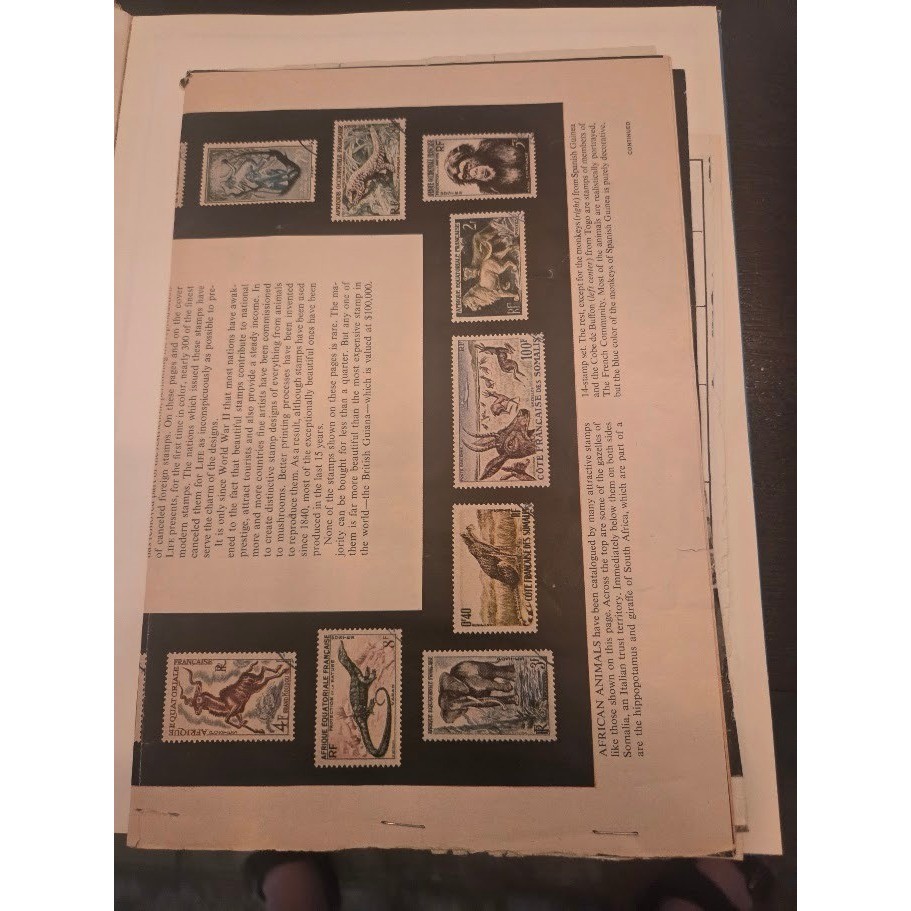 Vintage Frontiersman Stamp Album for United States Stamps Whitman Publishing