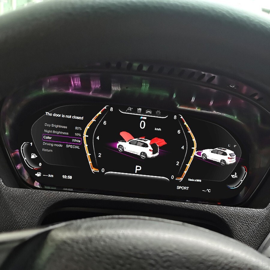 12.3''DigitaI Instrument Cluster For BMW 5 Series E60 E61 E63 E64 M5 Speedometer