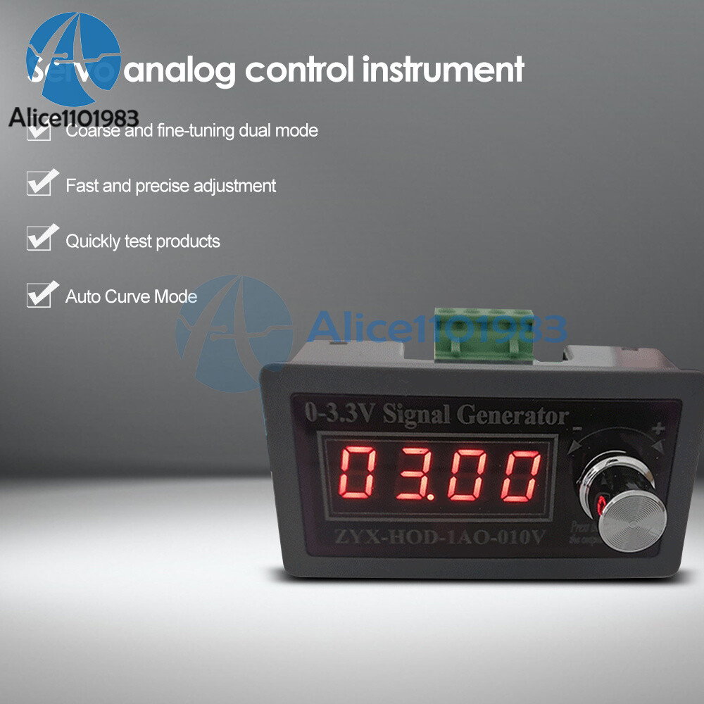 DC 0-3.3V/0-10V/±10V Adjustable Signal Source Voltage Generator Transmitter
