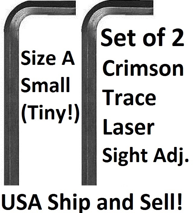 Crimson Trace/S&W laser sight adj. Hex Tool 2 pcs-Tiny Size With Extra Sizes