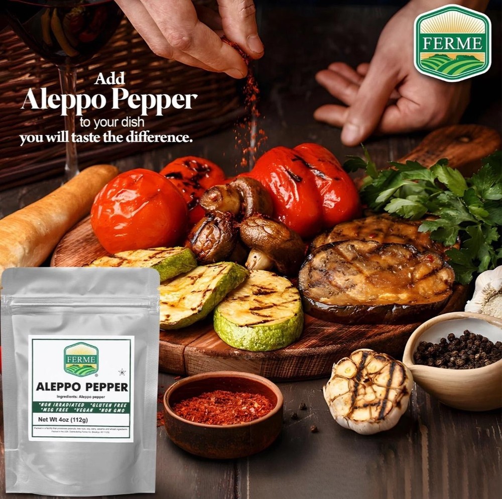 Premium Crushed Aleppo Pepper Flakes 4 oz