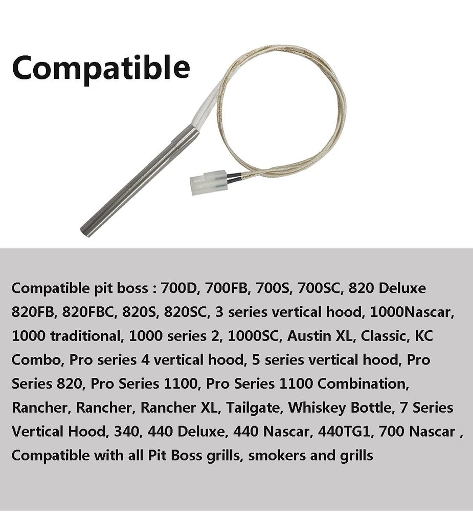 2 Pack Replacement for Pit Boss Hot Rod Ignitor Kit Hot Igniter Kits Compatible