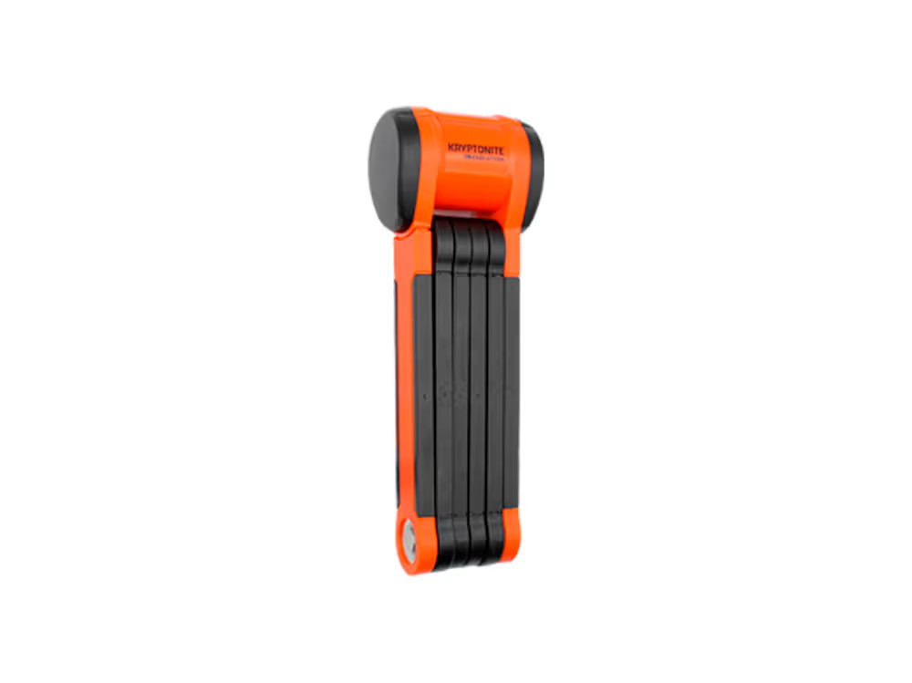 SALE! Kryptonite Evolution 790 Folding Lock, Provides High Security, Black/Orang