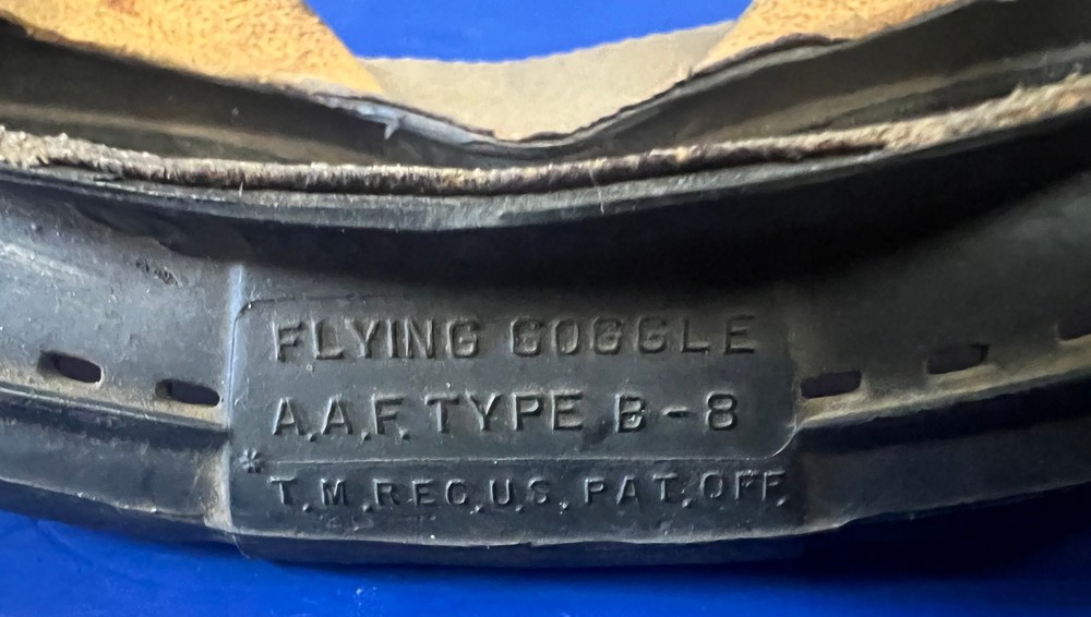 US ARMY AIR FORCES TYPE B-8 FLYING GOGGLES- BOXED