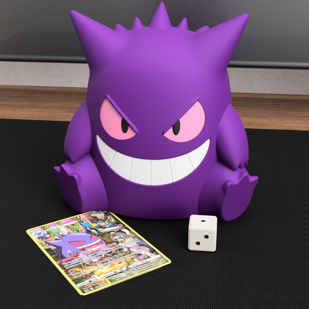 GENGAR  Deck Box -POKEMON TCG CARD GAME- Magetic Lids - FREE SHIPPING