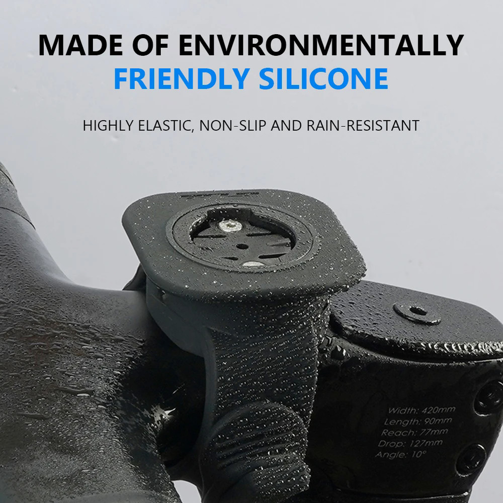 Silicone Bicycle Computer Mount Non-slip Bike Computer Holder Cycling Extended