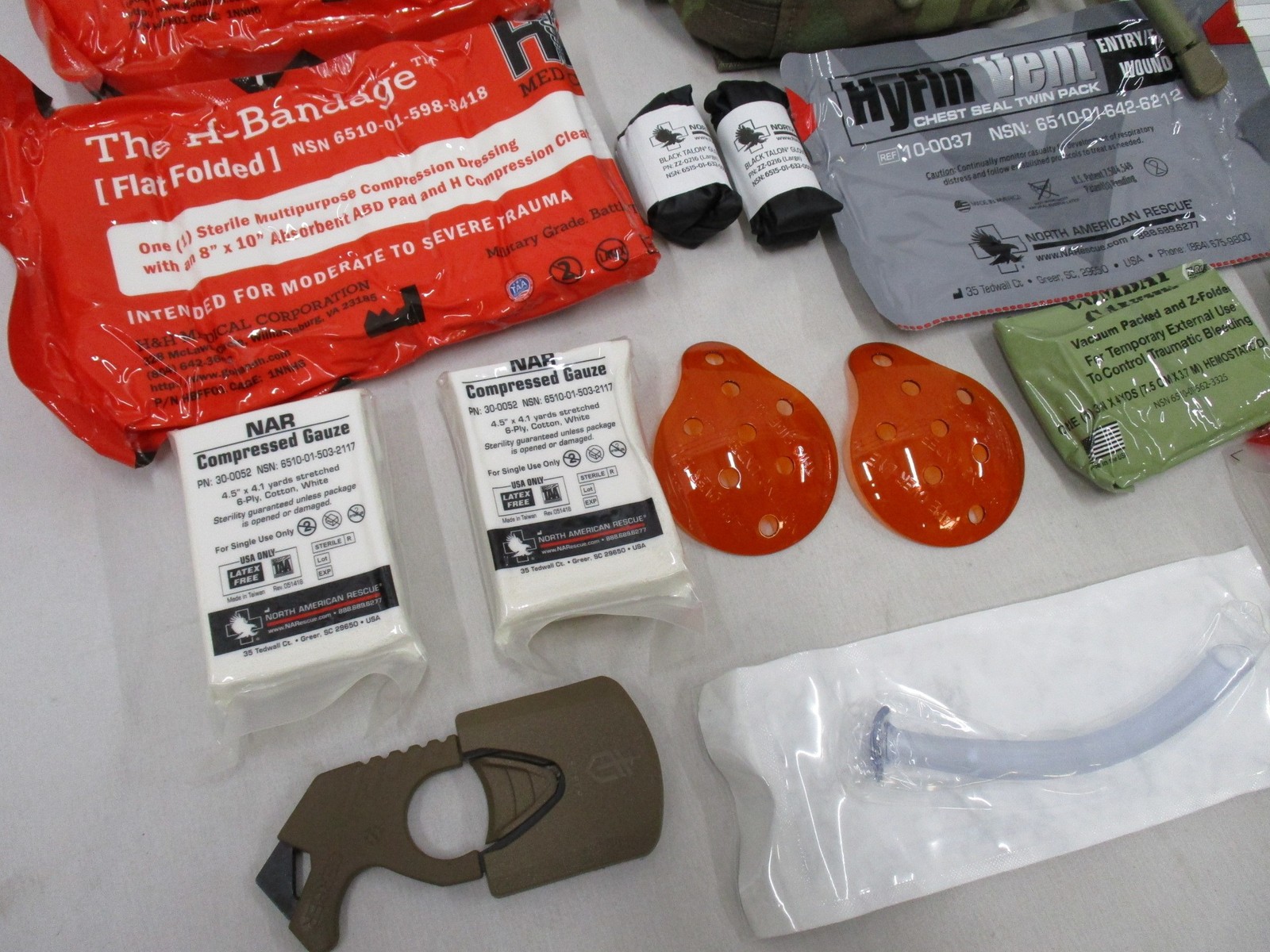 USED ARMY AIR FORCE OCP IFAK FIRST AID KIT JFAK (NO TOURNIQUETS) GAUZE EXP.2025