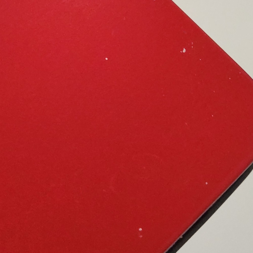 Mirrored Tin Rectangle Red Size 2.5 x 4.25" Empty Storage Box (J)