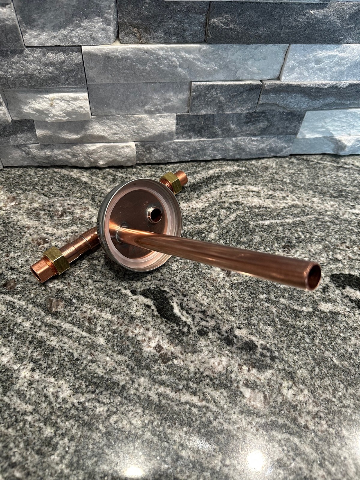 CoProof 1/2” Mason Jar Thumper Mouth With Fitting for Distill A5