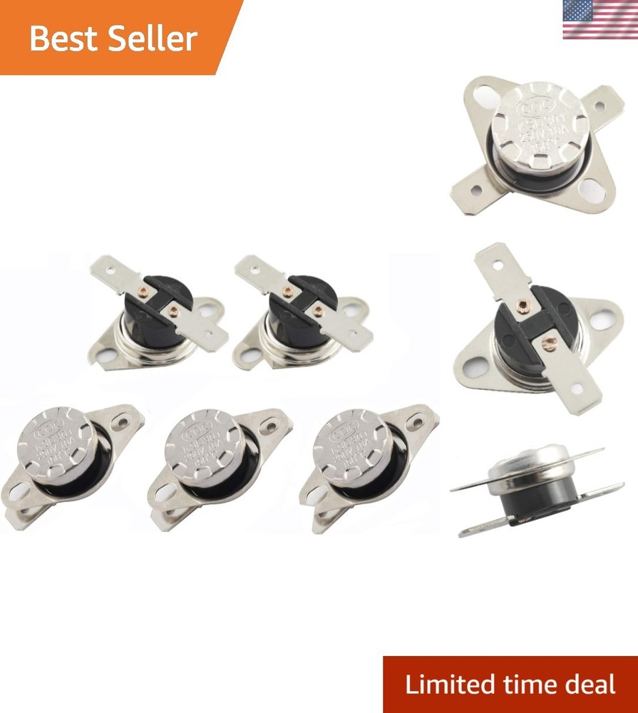 Versatile 5-Pack 150°C Thermostat Switch - Automatic, Battery-Powered Control