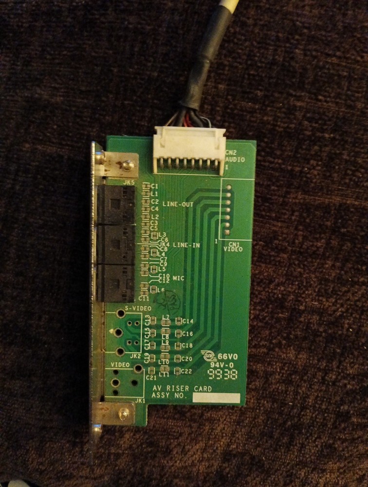 Audio Riser Card 9938 With Cord