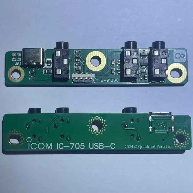 ICOM IC-705 USB Type-C Socket PCB Upgrade