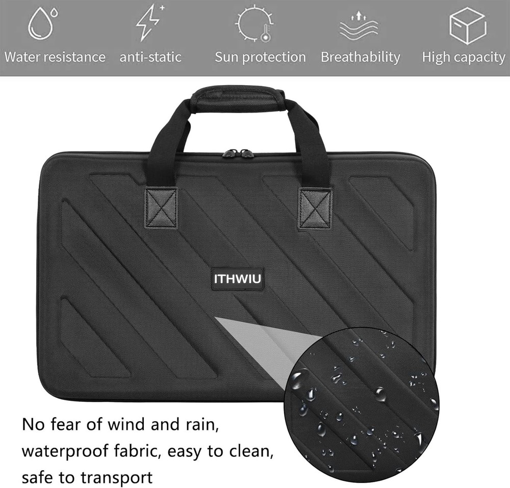 Molded Storage Case for DJ Gear with Protective Interior and External Dimensions