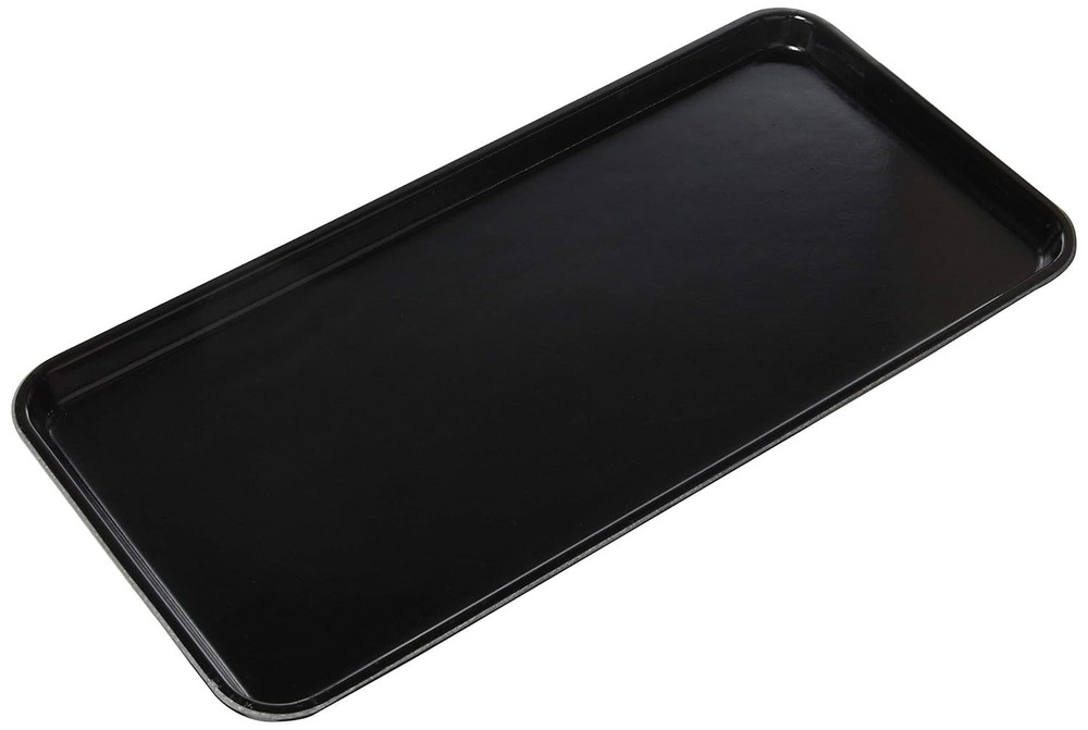 Rectangular Black Fiberglass Serving Tray