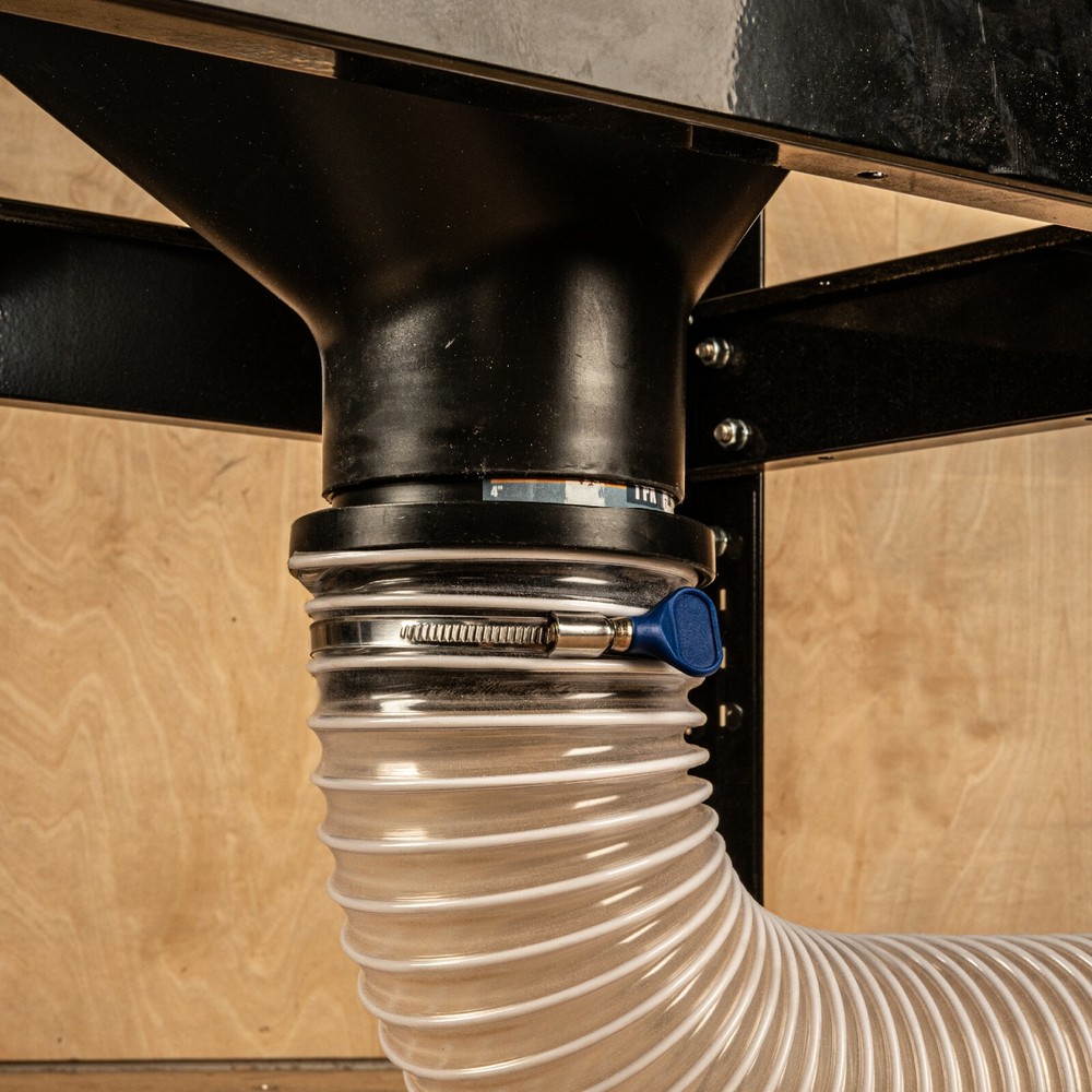 POWERTEC Screw End Quick Coupler for 4" Hose, Left-Hand Threaded Adapter (70193)