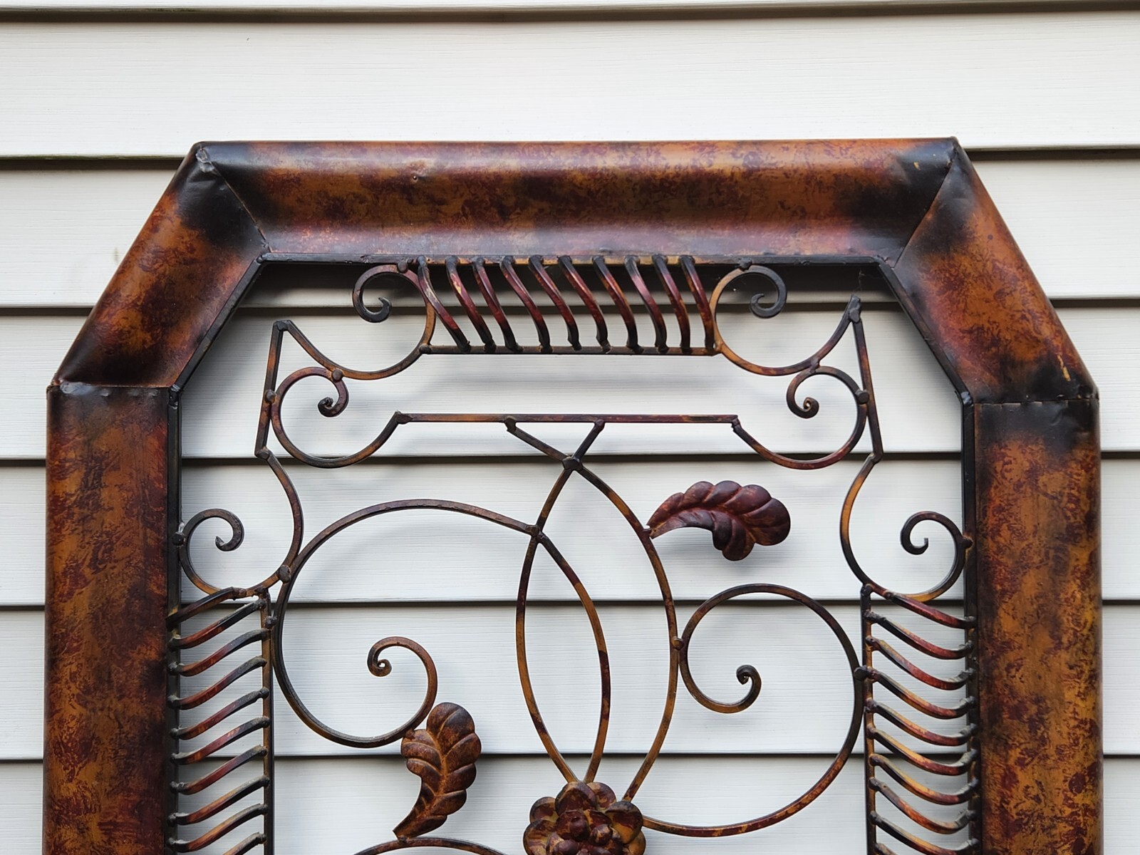 Metal Wall Art Sculpture 27" x 36" Large Distressed 12 - 14 LBS Heavy