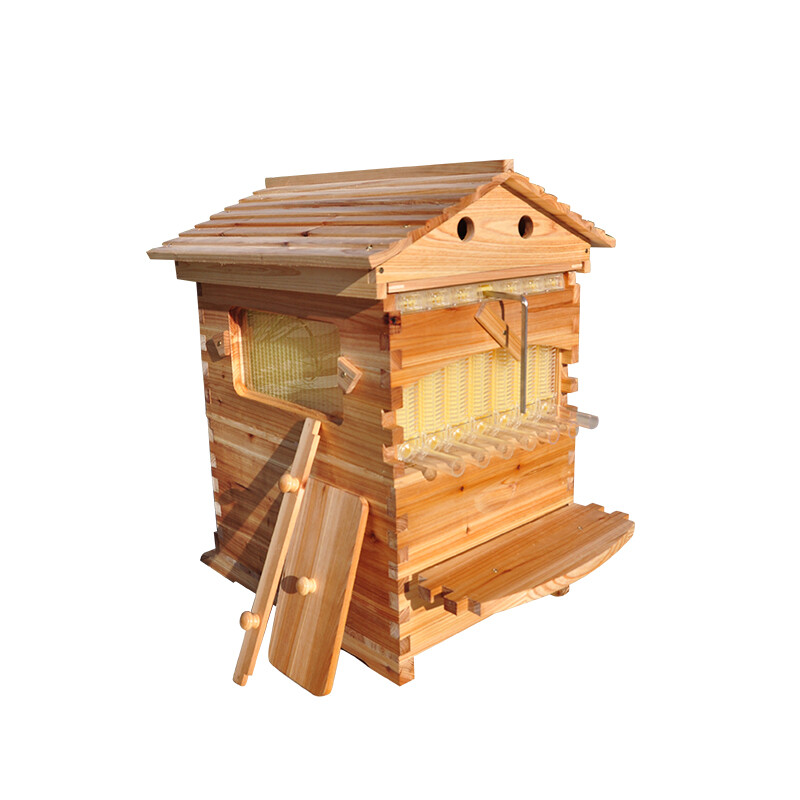 Auto Bee Hive Boxes Beehives+ 7x Bee Frames Honey Bee House Beekeeping Beekeeper