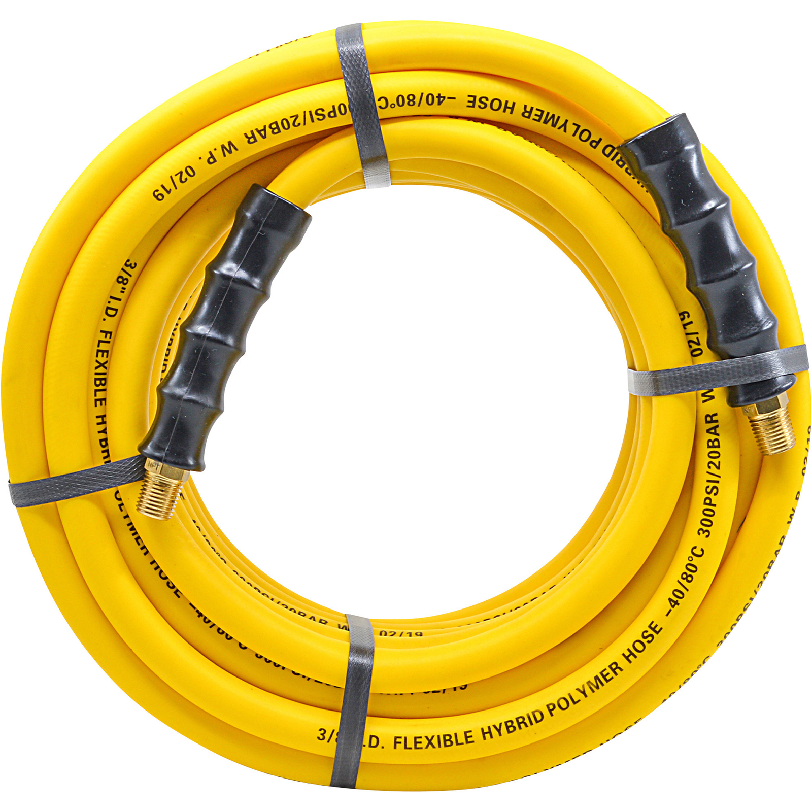 Ironton Hybrid Air Hose, 3/8in. x 50ft., 300 PSI