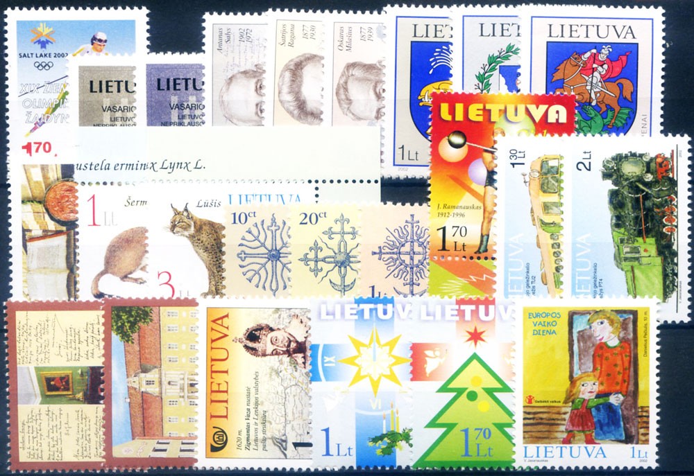 Lithuania. Complete vintage 2002.