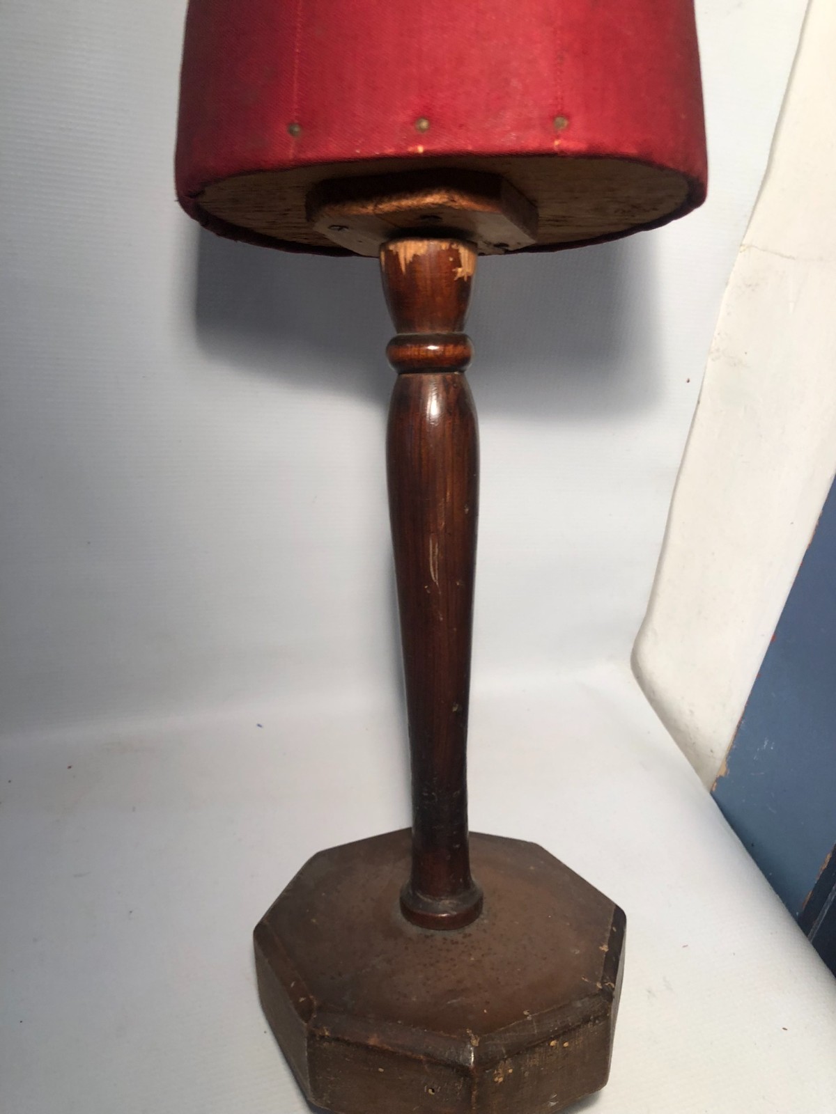 Antique Half Scale Miniature Mannequin Dress Form w Stand Counter Top