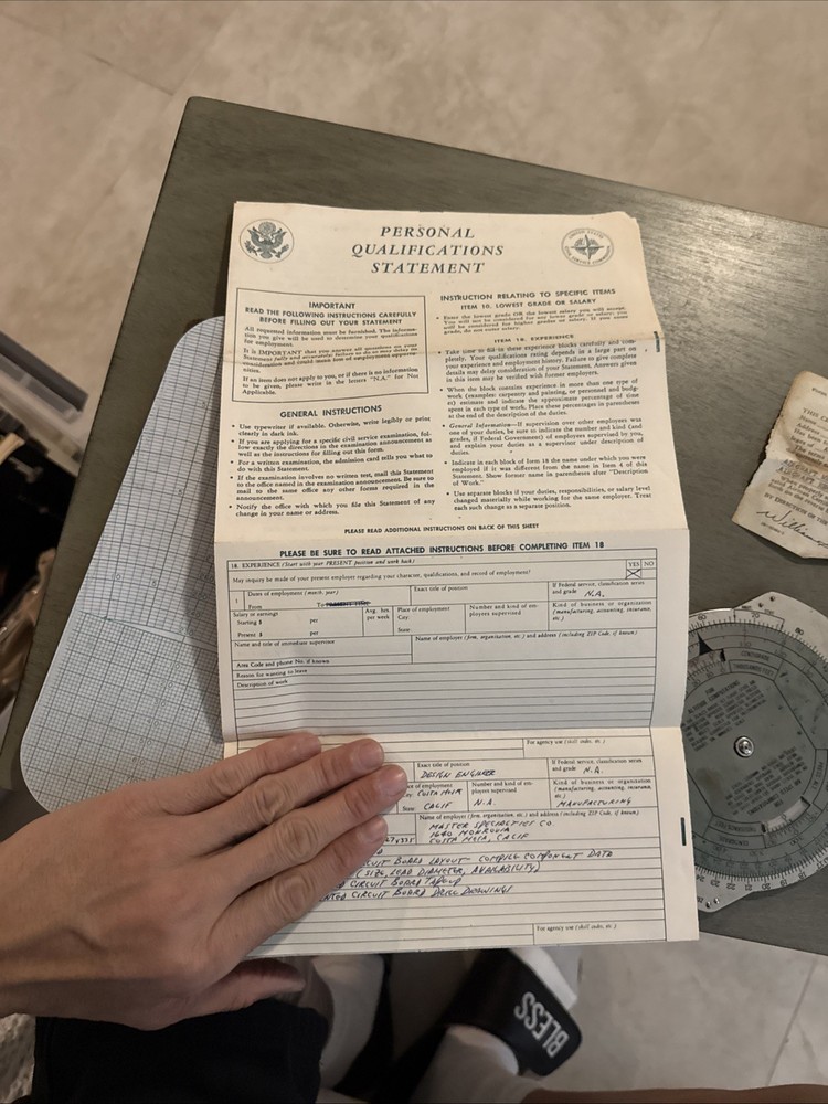 USAAF Type E-6B AERIAL DEAD RECKONING COMPUTER +Case+Paperwork. Z9