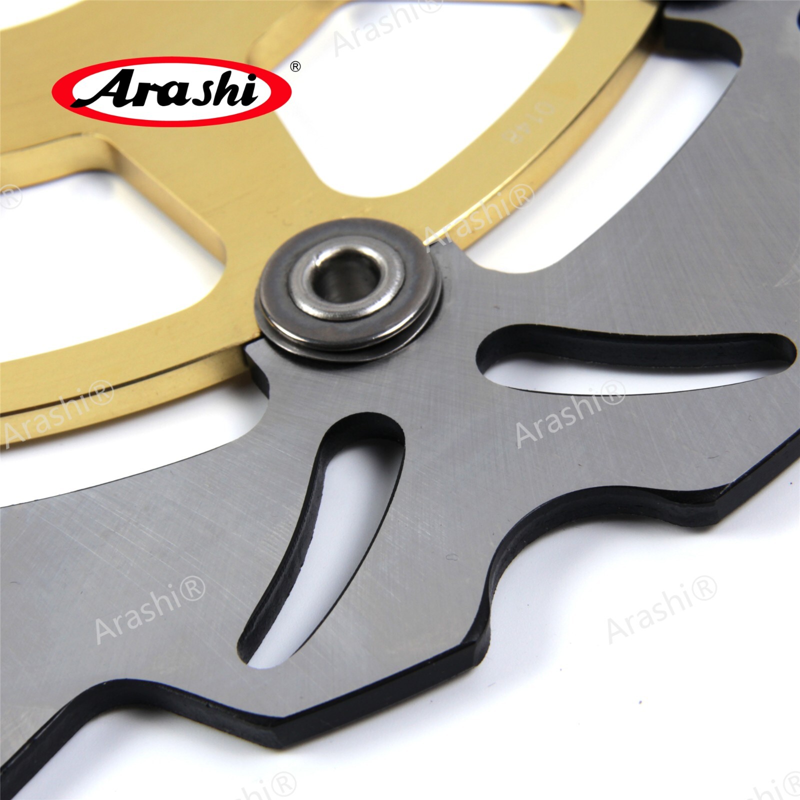 GOLD Front Rear Brake Disc Rotor for Suzuki GSXR1000 2003 2004 GSXR750 2004 2005