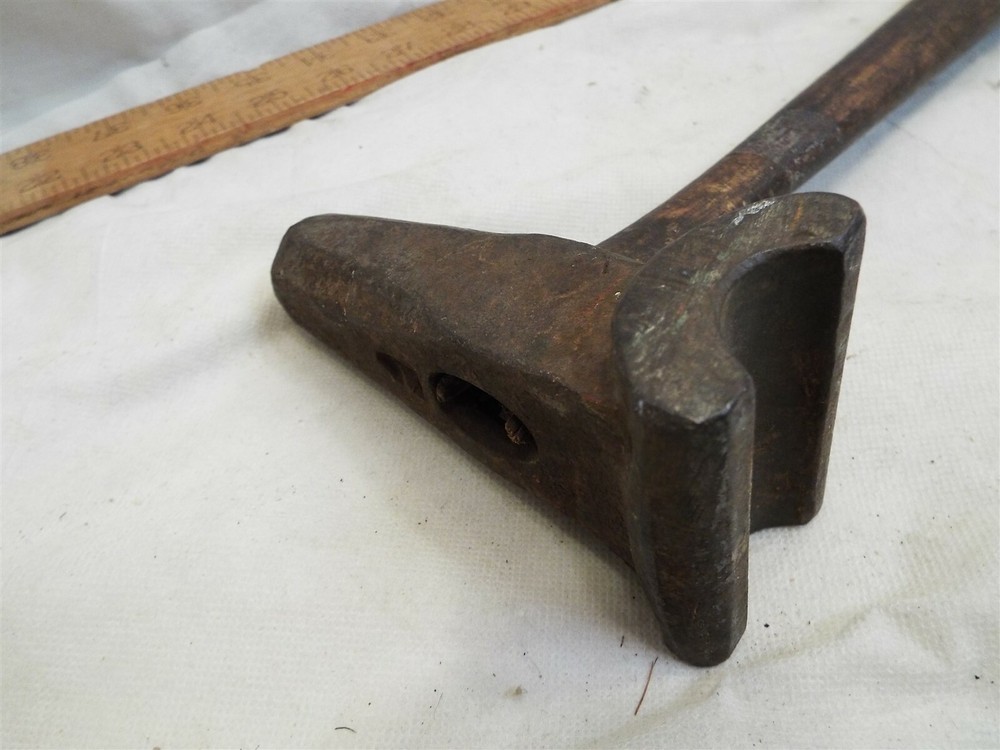 Antique Blacksmith Rounding Forming Hammer Forging Tool Sledge Forge Swage Round