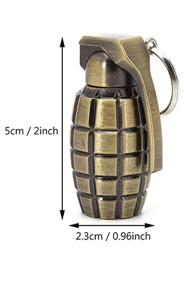 Reusable Metal Matchstick Keychain Ring Flint Match Lighter Fire Starter